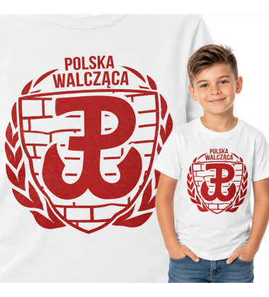 koszulka dziecięca Patriotyczna  POLSKA WALCZĄCA PW
